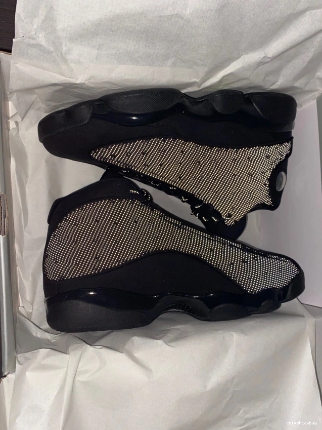 Black Retro Cat Jordan 414571-011 Air 13 0802